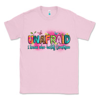 Bubblegum Pink unafraid i know who holds tomorrow Classic Tee - Artiststas