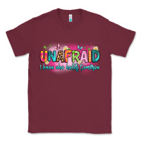 Burgundy unafraid i know who holds tomorrow Classic Tee - Artiststas