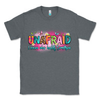 Charcoal Heather unafraid i know who holds tomorrow Classic Tee - Artiststas