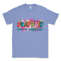 Colony Blue unafraid i know who holds tomorrow Classic Tee - Artiststas