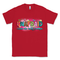 Red unafraid i know who holds tomorrow Classic Tee - Artiststas