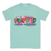 Seafoam unafraid i know who holds tomorrow Classic Tee - Artiststas