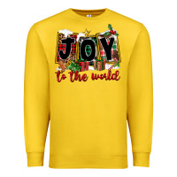 Lemon Joy To The World Premium Sweatshirt - FaDigitalArtStudio
