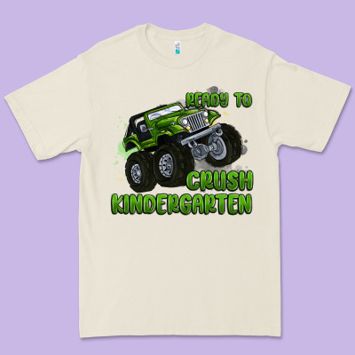 Ready To Crush Kindergarten Premium Tee Designed By Maliassmallbusiness