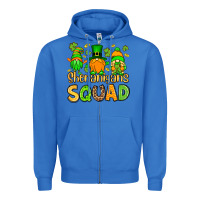 True Royal St. Patrick's Shenanigans squad gnomies Zipper Hoodie - OliviaCreatesArt