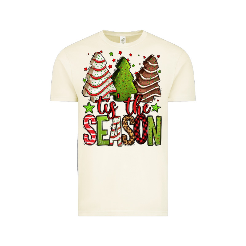 Tis The Season Christmas Cakes Vintage Tee by Jasminsmagicworld | Teevron