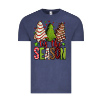 Vintage Denim tis the season christmas cakes Vintage Tee - Jasminsmagicworld