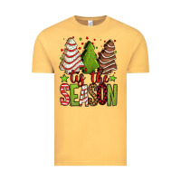 Vintage Mustard tis the season christmas cakes Vintage Tee - Jasminsmagicworld