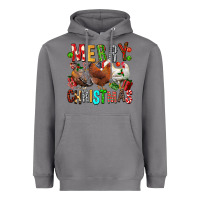 Storm Merry christmas chickens Heavyweight Hoodie - FaDigitalArtStudio