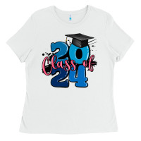 White class of 2024 Ladies Tee - MaliasSmallBusiness