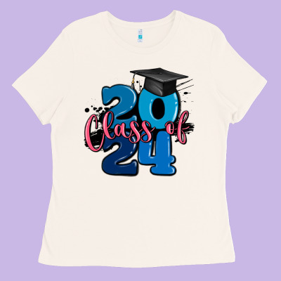 Class Of 2024 Ladies Tee Designed By Maliassmallbusiness