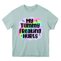 Arona my tummy freaking hurts Heavy Core Tee - MaliasSmallBusiness