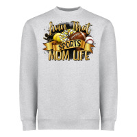 Livin That Sports Mom Life Heavyweight Sweatshirt | Teevron