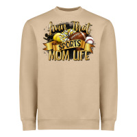 Mushroom livin that sports mom life Heavyweight Sweatshirt - CowGirlArtShop