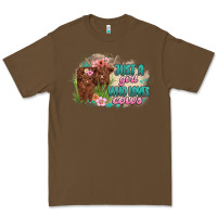 Cacao just a girl who loves cows Premium Tee - MaliasSmallBusiness