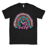Black leopard cowhide nurse rainbow Classic Tee - JahusDesignShop