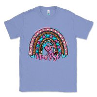 Colony Blue leopard cowhide nurse rainbow Classic Tee - JahusDesignShop