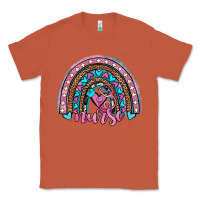 Copper leopard cowhide nurse rainbow Classic Tee - JahusDesignShop