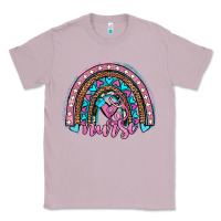 Lilac leopard cowhide nurse rainbow Classic Tee - JahusDesignShop