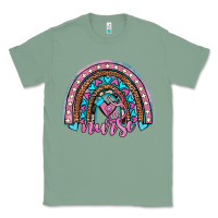 Sage leopard cowhide nurse rainbow Classic Tee - JahusDesignShop