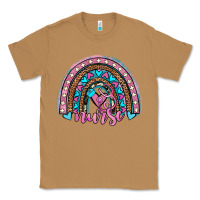 Toasted Coconut leopard cowhide nurse rainbow Classic Tee - JahusDesignShop