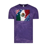Cloud Purple Mexican With American Flag Vintage Tee - RanaPortraitStore