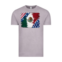 Vintage Zinc Mexican With American Flag Vintage Tee - RanaPortraitStore