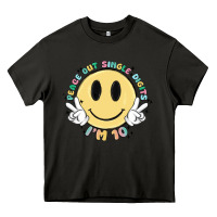 Asphalt peace out single digits im 10 Heavy Core Tee - MaliasSmallBusiness