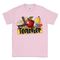 Bubblegum Pink teacher Classic Tee - Artiststas
