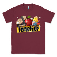 Burgundy teacher Classic Tee - Artiststas