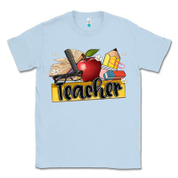 Dusty Blue teacher Classic Tee - Artiststas