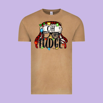 Oh Fudge Christmas Story Vintage Tee Designed By Jasminsmagicworld