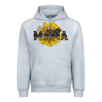 Heather Grey girls mama sunflower Urban Hoodie - RacoonDesign