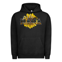 Pigment Black girls mama sunflower Urban Hoodie - RacoonDesign