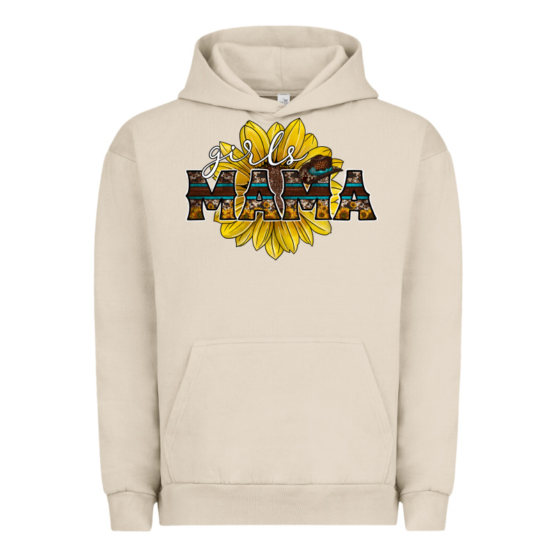 Girls Mama Sunflower Urban Hoodie by RacoonDesign | Teevron