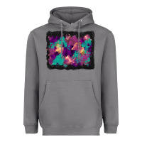 Storm halloween trees and turquoise glitter background Heavyweight Hoodie - BundleAndBundleShop