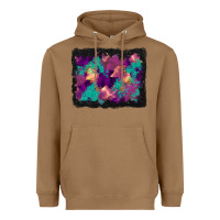 Toasted Coconut halloween trees and turquoise glitter background Heavyweight Hoodie - BundleAndBundleShop