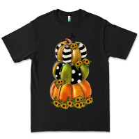 Black pumpkin polka dot, sunflower Premium Tee - JahusDesignShop