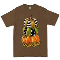 Cacao pumpkin polka dot, sunflower Premium Tee - JahusDesignShop