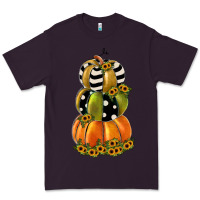 Plum pumpkin polka dot, sunflower Premium Tee - JahusDesignShop