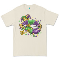 Bone mardi gras lips Premium Tee - MaliasSmallBusiness