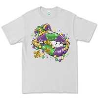 Dove Grey mardi gras lips Premium Tee - MaliasSmallBusiness