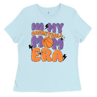 Baby Blue in my basketball mom era Ladies Tee - MaliasSmallBusiness