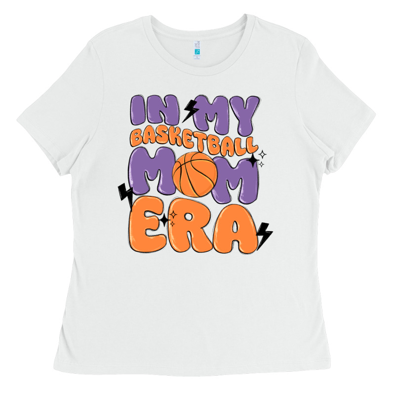 In My Basketball Mom Era Ladies Tee by MaliasSmallBusiness | Teevron