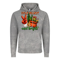 Cloud Rock stay merry and bright peace hand Vintage Hoodie - Jasminsmagicworld