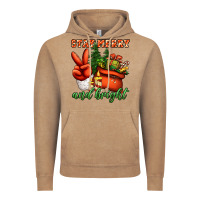 Vintage Coffee stay merry and bright peace hand Vintage Hoodie - Jasminsmagicworld