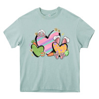 Easter Hearts Heavy Core Tee | Teevron