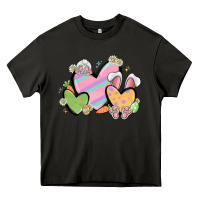 Asphalt easter hearts Heavy Core Tee - MaliasSmallBusiness