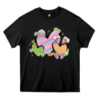 Black easter hearts Heavy Core Tee - MaliasSmallBusiness
