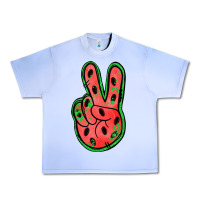Grape Ice watermelon peace sign Urban Heavy Tee - Jasminsmagicworld